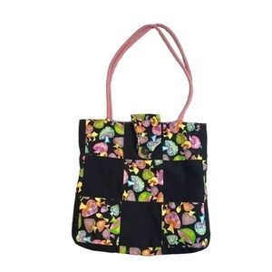 HAND Sewn Artisanal Mushroom Tote Bag 💜